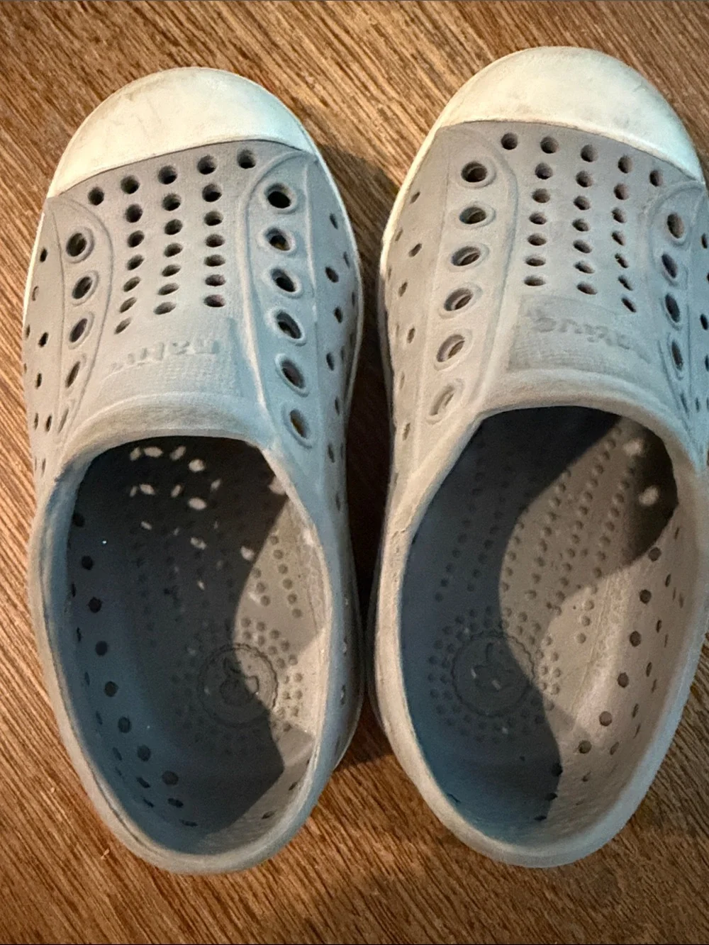 Native Kids Light Gray Water Shoes